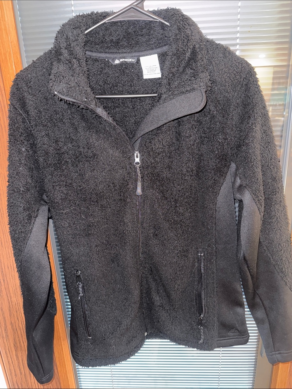 Snozu Black Sherpa Fleece Jacket